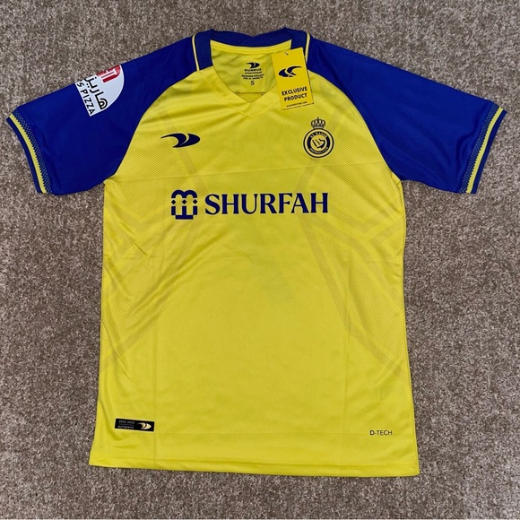 Duneus Al Nassr Cristiano Ronaldo Men’s Home Soccer Jersey 22/23🆕 - Picture 2 of 12